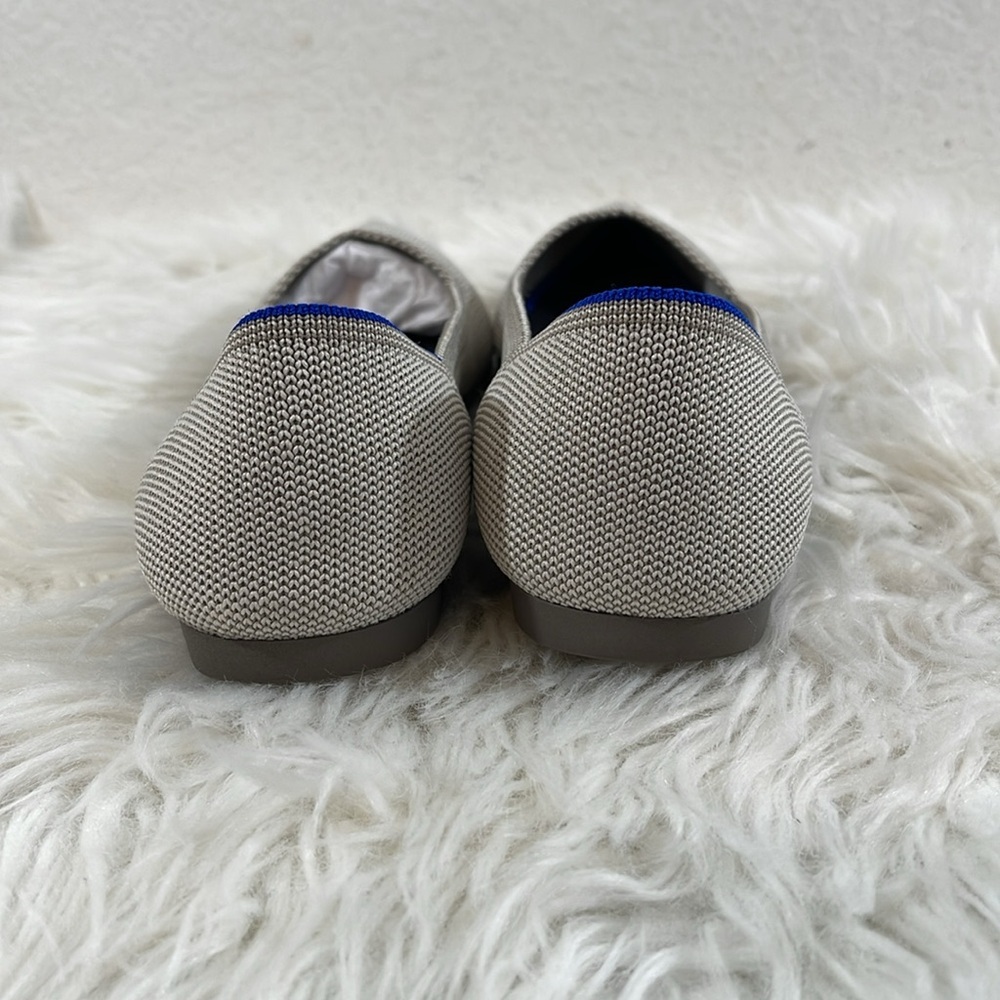 ROTHY’S The Point in Flax Birdseye Size 7.5 Flats Slip On Shoes - Picture 7 of 14